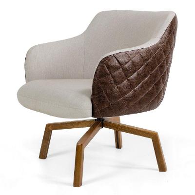 Poltrona Jade Ka C107 Corano Tressê Linho Bege