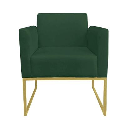 Poltrona Marisa Suede Verde Drossi