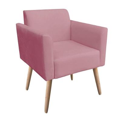 Poltrona Marisa Suede Rose