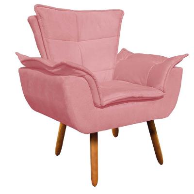 Poltrona Opala Suede Rose