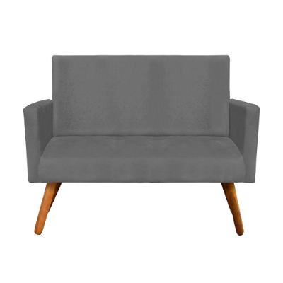 Namoradeira Nina Suede Castanho Grafite