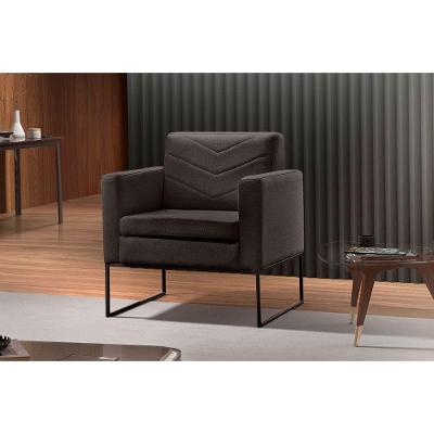 Poltrona Apolo Luxo Base Preto Castellar Móbile Preto