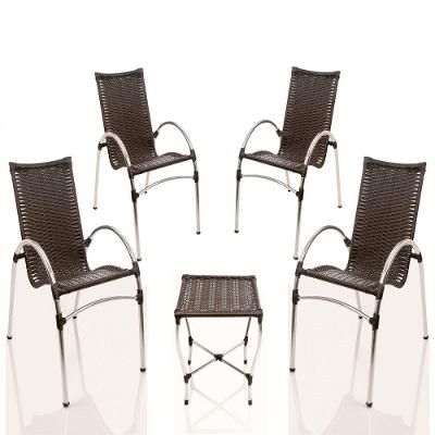 Conjunto Poltronas Para Varanda Edícula Jardim Pedra Ferro