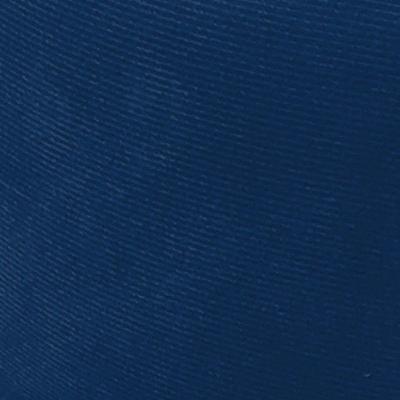 Puff Aramado HexáGono Suede Base Preto Azul Marinho