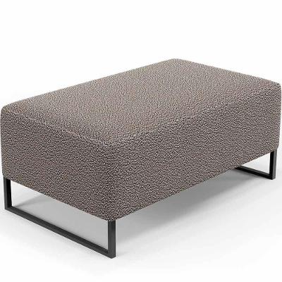 Puff Decorativo Cléo 90Cm W01 Bouclê Bege