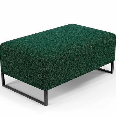 Puff Decorativo Cléo 90Cm Preto W01 Bouclê Verde
