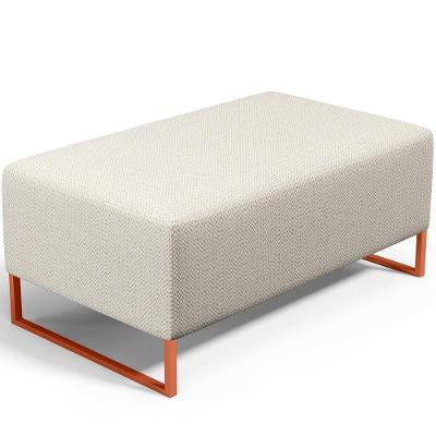 Puff Decorativo Cléo 90Cm W01 Linho Champagne