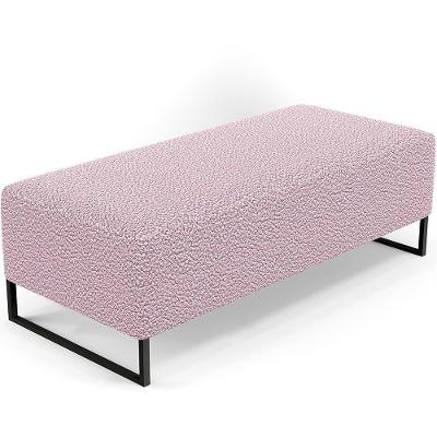 Puff Decorativo Bali W01 120X50cm Bouclê Rosê
