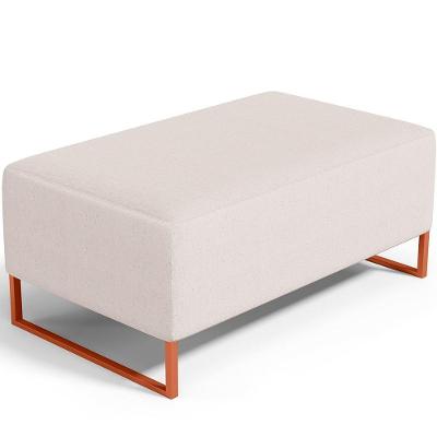 Puff Decorativo Cléo 90Cm W01 Linho Cru
