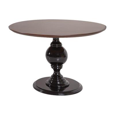 Mesa de Apoio Decorativa Vênus 90x76 Preta imbuía