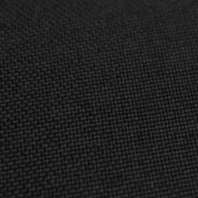 Puff Ibiza Quadrado Linho Preto A79 Natural