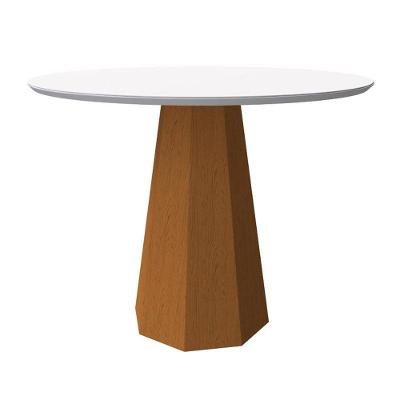 Mesa De Jantar Isis 1200X1200 Ype/Off White - New Ceval