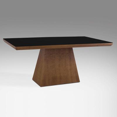 Mesa de Jantar Pirâmide 160cm X 90cm Laca Preta
