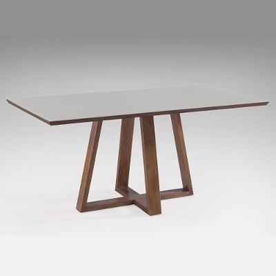 Mesa de Jantar Paris Largura 140cm Laca Off White