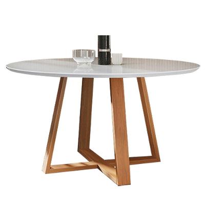 Mesa de Jantar Paris Redonda120cm Laca Branca