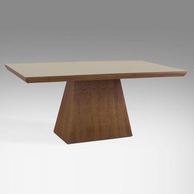 Mesa de Jantar Pirâmide 180cm X 100cm Laca Avelã
