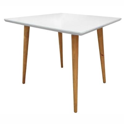 Mesa De Jantar Retangular 120cm 4 Lugares Veneza C14 Branco