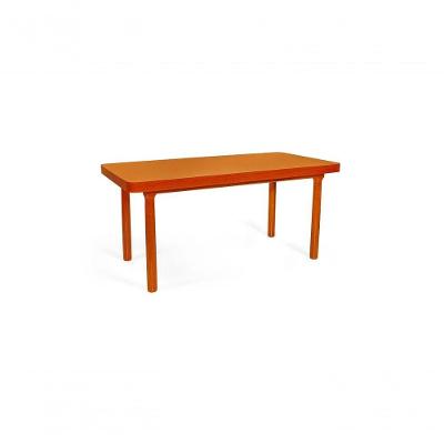 Mesa De Jantar Retangular 4 Lugares 110X80 França Mel