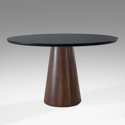 Mesa de Jantar Redonda Cone Diâmetro 110cm 6158 Capuccino