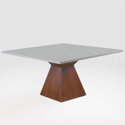 Mesa de Jantar Trapézio 140cm Laca Off White