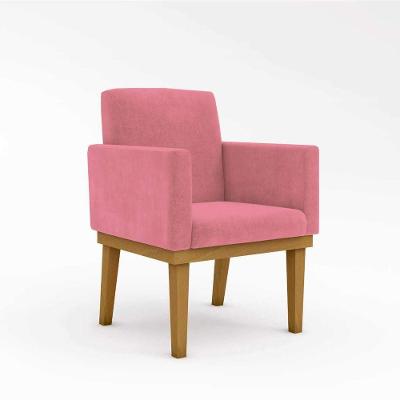 Poltrona Com Base Decoração Copa Do Mundo Brasil Cor:rosa