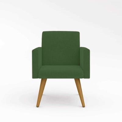 Poltrona Decorativa - Escritório - Recepção - Cor Verde