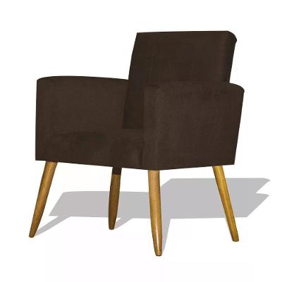 Poltrona Decorativa Nina - Marrom Marrom
