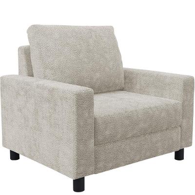 Poltrona E Recepção Malta L02 Bouclê Creme