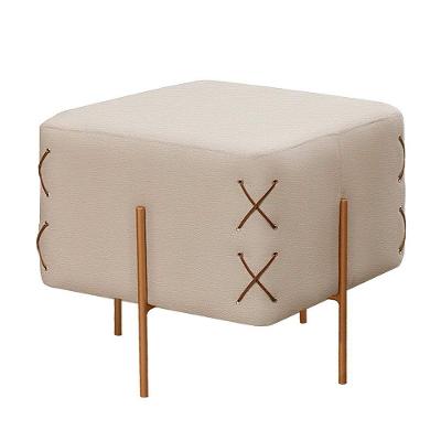 Puff Banqueta Eros Luxo Castellar Móbile Off White