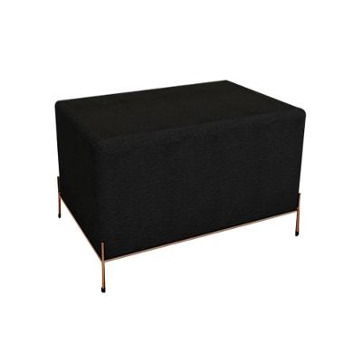 Puff Barcelona Cobre E Preto - Cor: Marrom