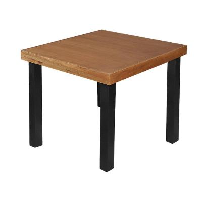Mesa De Jantar Catarina Rústica Quadrada 1M - Castanho - Marrom