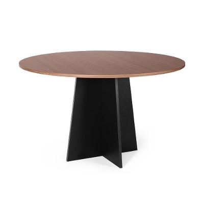 Mesa De Jantar Redonda 4 Lugares 90cm Isabela Noronha/preto - Straub Web