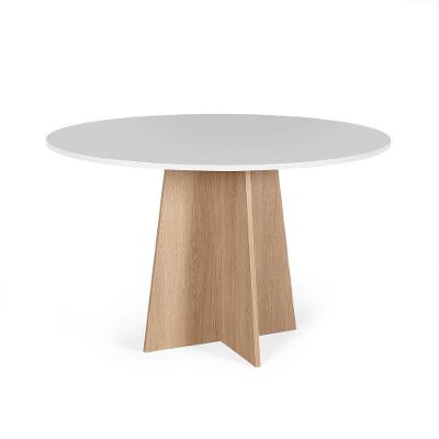 Mesa De Jantar Redonda 6 Lugares 120cm Isabela Branco/jade - Straub Web