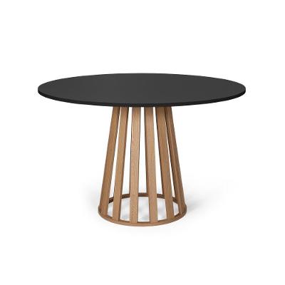 Mesa De Jantar Redonda 4 Lugares 90cm Gabi Preto/jade - Straub Web