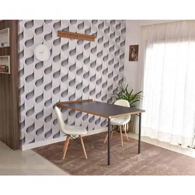 Mesa Dobrável Retrátil De Parede 140x89 Preto/noronha