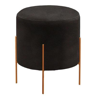 Puff Banqueta Castellar Móbile Odim Luxo Preto