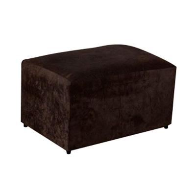 Puff Confortável Em Suede Maceio Finezzi Chocolate