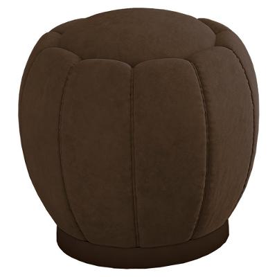 Puff Puf Para Sala Base Metal Tull Veludo Sl 942 Peer Sl 942