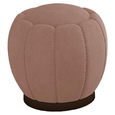 Puff Puf Para Sala Base Metal Tull Veludo Sl 949 Peer Sl 949