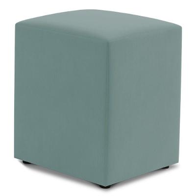 Puff Decorativo Sala De Estar Quadrado 36x47cm Veludo Acqua - Desk Design