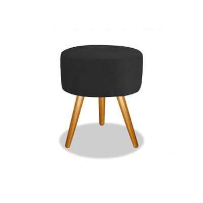 Voltar Puff Banqueta para Maquiagem E Sala de Estar Preto