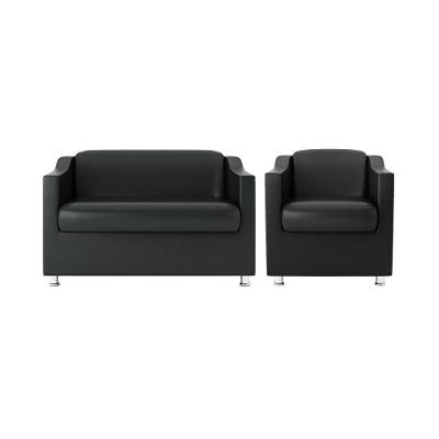 Kit Namoradeira Luxo + Poltrona Sala, Quarto preto