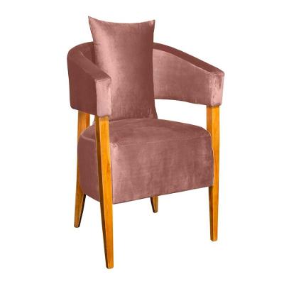 Poltrona Decorativa Valentina Luxo Dora Bela Cor 0125 Rosa