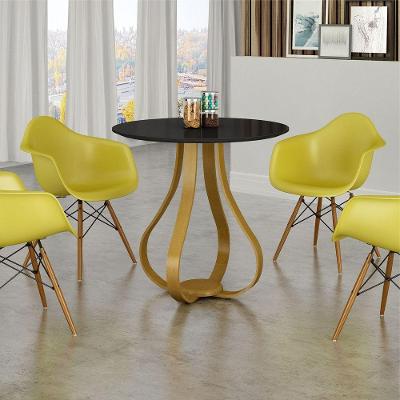 Mesa Alice Gourmet Cor Preto