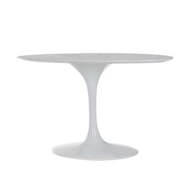 Base De Mesa De Jantar Saarinen Oval Para Tampo De 244x137 Cm Branca