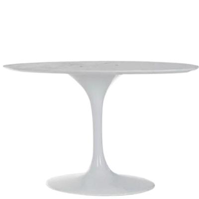 Base De Mesa De Jantar Saarinen Oval Para Tampo De 198x122 Cm Branca