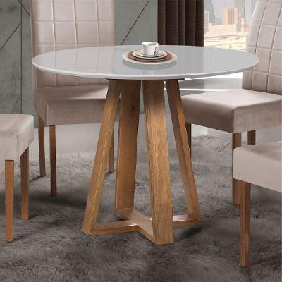Mesa De Jantar Vitória 90cm Diâmetro