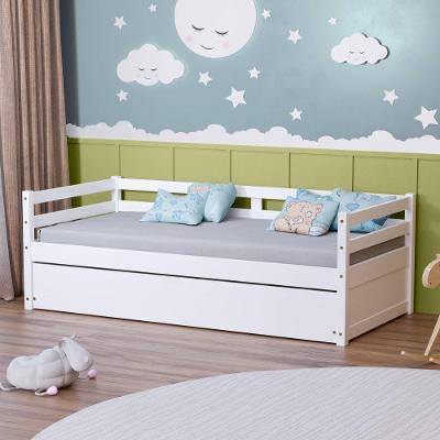 Bicama Infantil Eco Madeira Maciça Branco Mobilistore
