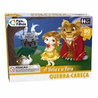 Quebra-Cabeça - 80 Peças - A Bela E A Fera - Pais E Filhos - 1