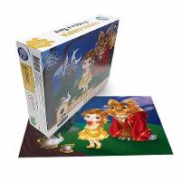 Quebra-Cabeça - 80 Peças - A Bela E A Fera - Pais E Filhos - 2